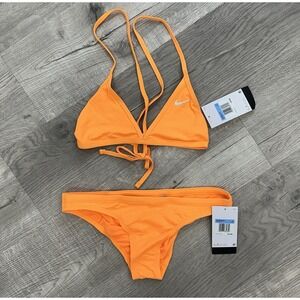 Nike Hydrastrong Women's Bikini 2-piece Swimsuit Size Medium NWT Orange